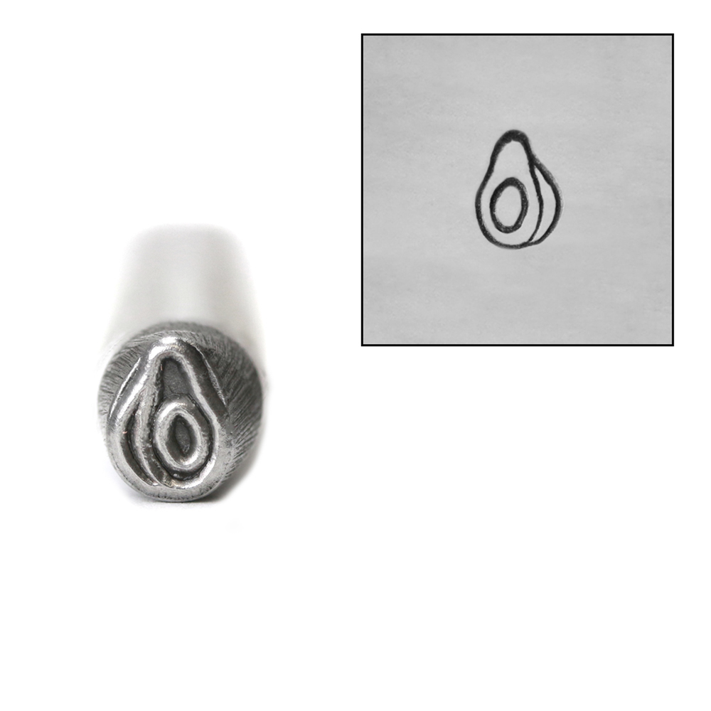 Metal Stamping Tools Avocado Metal Design Stamp